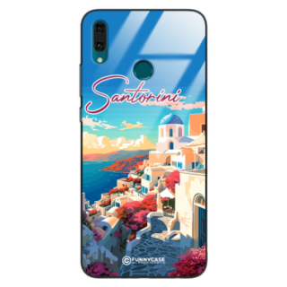 Etui Black Case Glass do HUAWEI Y9 2019 SUMMER PARADISE ST_PAR105