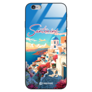 Etui Black Case Glass do IPHONE 6 SUMMER PARADISE ST_PAR105