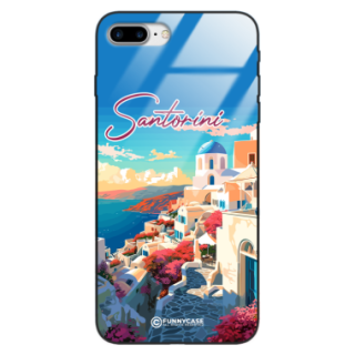 Etui Black Case Glass do IPHONE 7 PLUS SUMMER PARADISE ST_PAR105