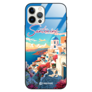 Etui Black Case Glass do IPHONE 12 PRO SUMMER PARADISE ST_PAR105