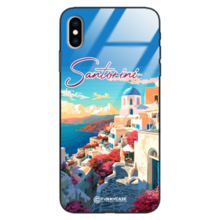 Etui Black Case Glass do IPHONE XS MAX SUMMER PARADISE ST_PAR105