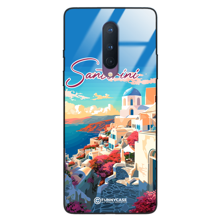 Etui Black Case Glass do ONEPLUS 8 SUMMER PARADISE ST_PAR105