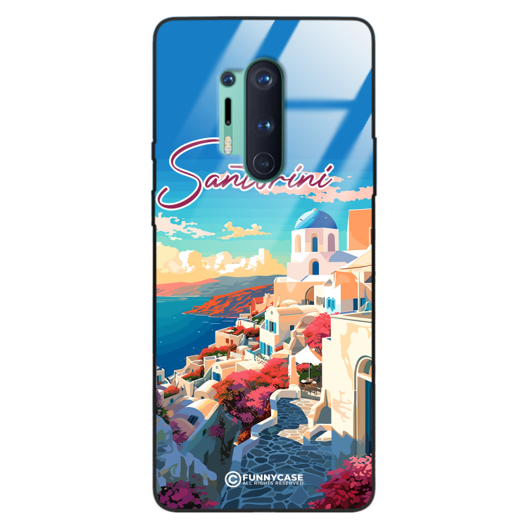 Etui Black Case Glass do ONEPLUS 8 PRO SUMMER PARADISE ST_PAR105