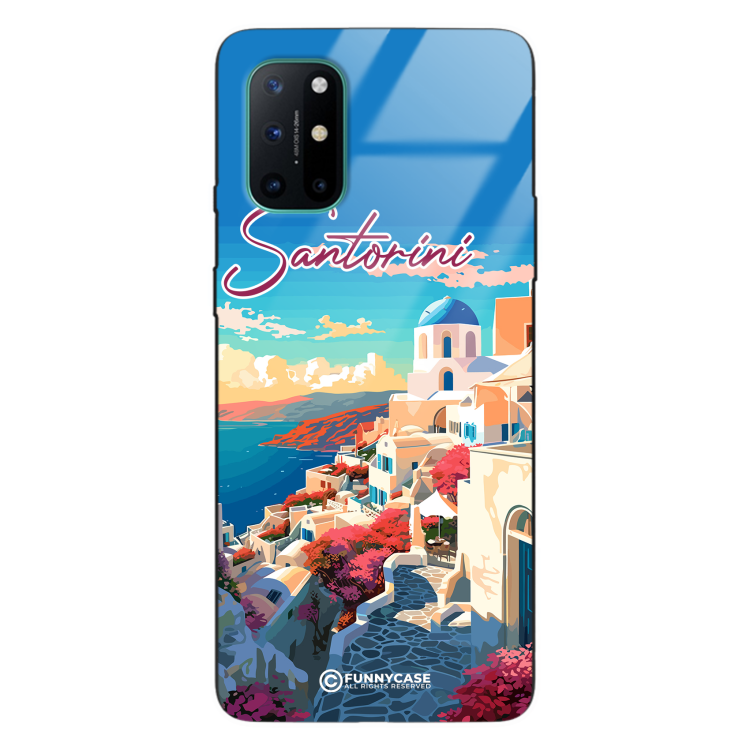 Etui Black Case Glass do ONEPLUS 8T SUMMER PARADISE ST_PAR105