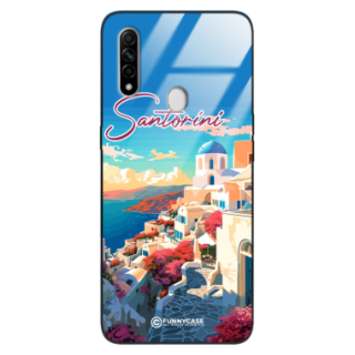 Etui Black Case Glass do OPPO A8 SUMMER PARADISE ST_PAR105