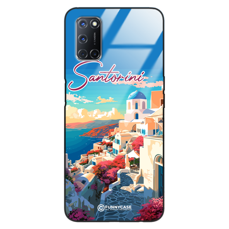 Etui Black Case Glass do OPPO A52 SUMMER PARADISE ST_PAR105