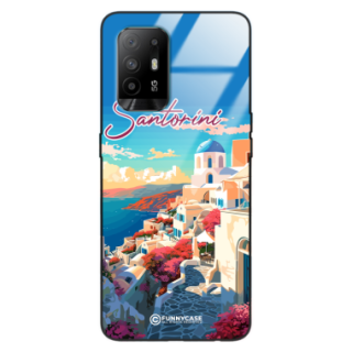 Etui Black Case Glass do OPPO A94 5G SUMMER PARADISE ST_PAR105