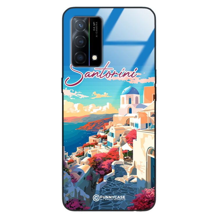 Etui Black Case Glass do OPPO K9 SUMMER PARADISE ST_PAR105