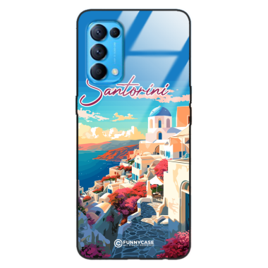 Etui Black Case Glass do OPPO RENO 5 SUMMER PARADISE ST_PAR105