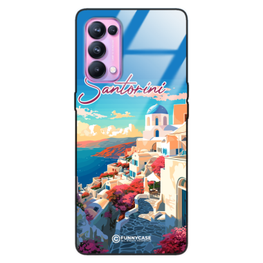 Etui Black Case Glass do OPPO RENO 5 PRO 5G SUMMER PARADISE ST_PAR105