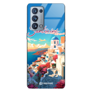 Etui Black Case Glass do OPPO RENO 6 PRO PLUS SUMMER PARADISE ST_PAR105