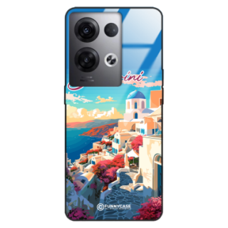 Etui Black Case Glass do OPPO RENO 8 PRO PLUS SUMMER PARADISE ST_PAR105