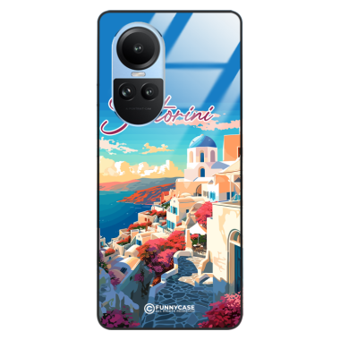 Etui Black Case Glass do OPPO RENO 10 5G SUMMER PARADISE ST_PAR105