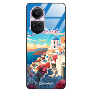 Etui Black Case Glass do OPPO RENO 10 PRO SUMMER PARADISE ST_PAR105