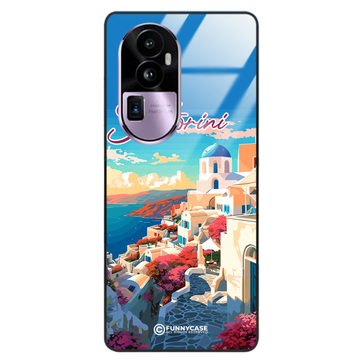 Etui Black Case Glass do OPPO RENO 10 PRO PLUS SUMMER PARADISE ST_PAR105