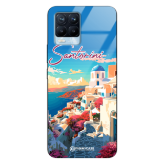 Etui Black Case Glass do REALME 8 SUMMER PARADISE ST_PAR105