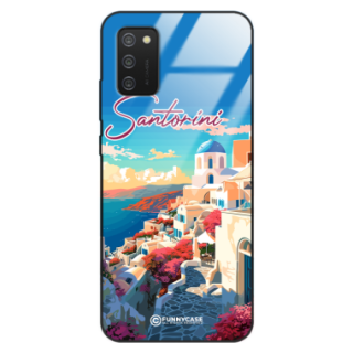 Etui Black Case Glass do SAMSUNG A02S SUMMER PARADISE ST_PAR105