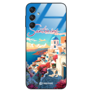 Etui Black Case Glass do SAMSUNG A24 SUMMER PARADISE ST_PAR105