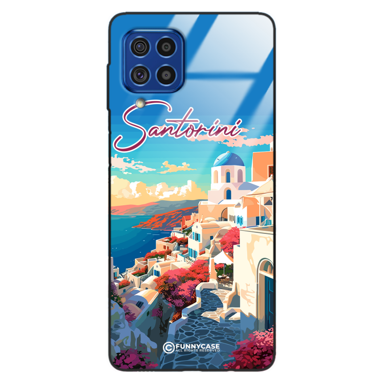 Etui Black Case Glass do SAMSUNG F62 SUMMER PARADISE ST_PAR105