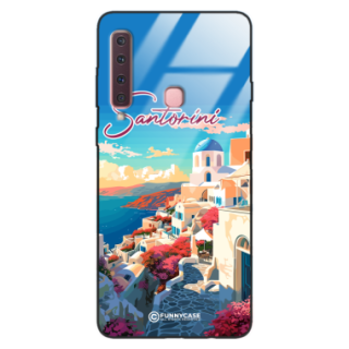 Etui Black Case Glass do SAMSUNG GALAXY A9 2018 SUMMER PARADISE ST_PAR105