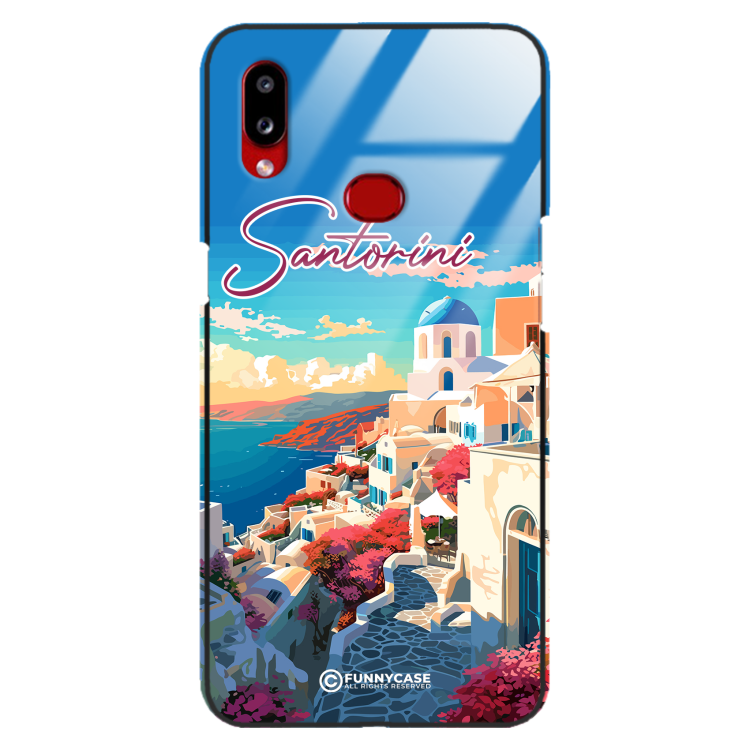 Etui Black Case Glass do SAMSUNG GALAXY A10S SUMMER PARADISE ST_PAR105