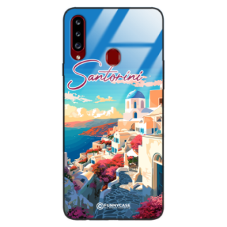 Etui Black Case Glass do SAMSUNG GALAXY A20S SUMMER PARADISE ST_PAR105