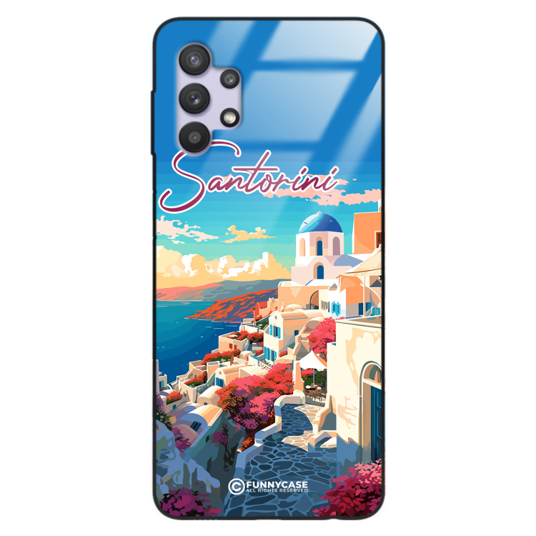 Etui Black Case Glass do SAMSUNG GALAXY A32 4G SUMMER PARADISE ST_PAR105