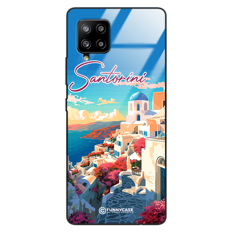 Etui Black Case Glass do SAMSUNG GALAXY A42 5G SUMMER PARADISE ST_PAR105