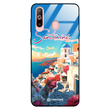 Etui Black Case Glass do SAMSUNG GALAXY A60 SUMMER PARADISE ST_PAR105