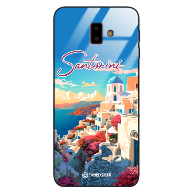 Etui Black Case Glass do SAMSUNG GALAXY J6 PLUS 2018 SUMMER PARADISE ST_PAR105