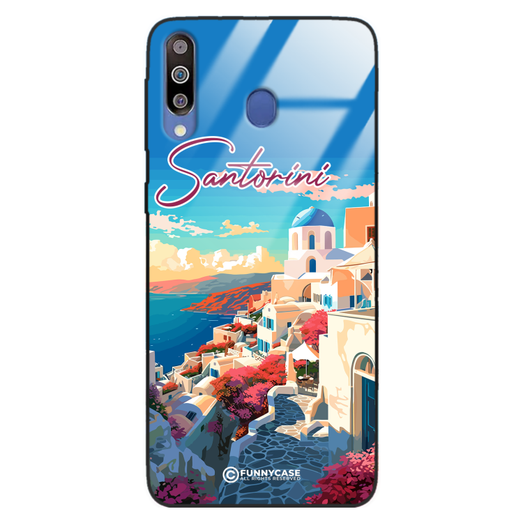 Etui Black Case Glass do SAMSUNG GALAXY M30 SUMMER PARADISE ST_PAR105