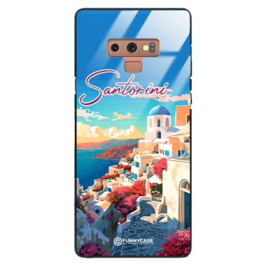 Etui Black Case Glass do SAMSUNG GALAXY NOTE 9 SUMMER PARADISE ST_PAR105