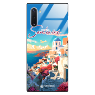 Etui Black Case Glass do SAMSUNG GALAXY NOTE 10 SUMMER PARADISE ST_PAR105