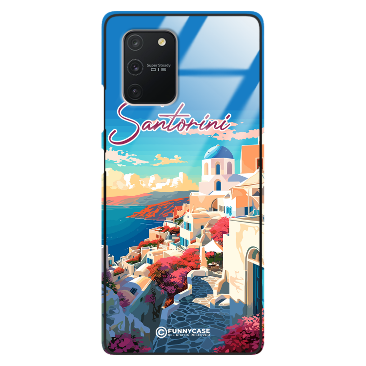 Etui Black Case Glass do SAMSUNG GALAXY S10 LITE SUMMER PARADISE ST_PAR105