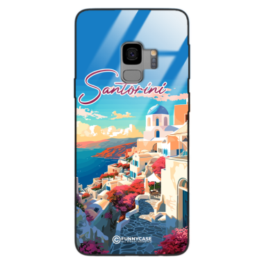 Etui Black Case Glass do SAMSUNG S9 SUMMER PARADISE ST_PAR105