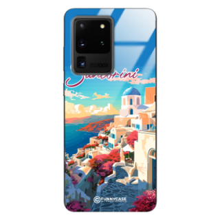 Etui Black Case Glass do SAMSUNG S20 ULTRA (S11 ULTRA) SUMMER PARADISE ST_PAR105