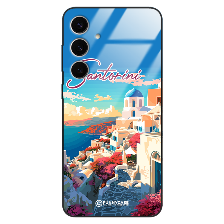 Etui Black Case Glass do SAMSUNG S24 PLUS SUMMER PARADISE ST_PAR105