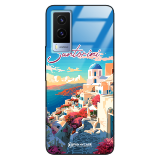 Etui Black Case Glass do VIVO V21E SUMMER PARADISE ST_PAR105