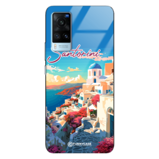 Etui Black Case Glass do VIVO X60 SUMMER PARADISE ST_PAR105