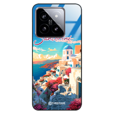 Etui Black Case Glass do XIAOMI 14 SUMMER PARADISE ST_PAR105