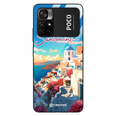 Etui Black Case Glass do XIAOMI POCO M4 PRO 5G SUMMER PARADISE ST_PAR105