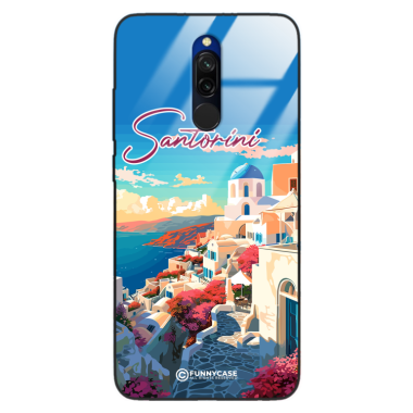 Etui Black Case Glass do XIAOMI REDMI 8 SUMMER PARADISE ST_PAR105