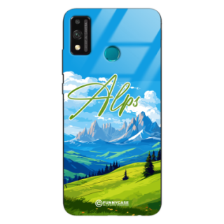 Etui Black Case Glass do HUAWEI HONOR 9X LITE SUMMER PARADISE ST_PAR106