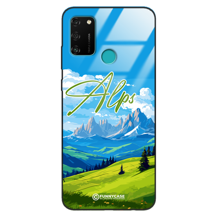 Etui Black Case Glass do HUAWEI HONOR 9A SUMMER PARADISE ST_PAR106