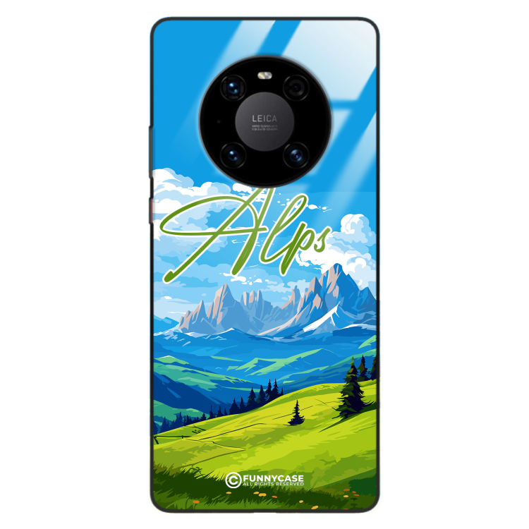 Etui Black Case Glass do HUAWEI MATE 40 PRO SUMMER PARADISE ST_PAR106