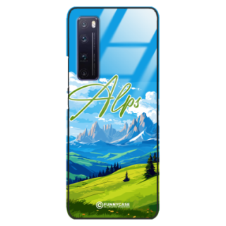 Etui Black Case Glass do HUAWEI NOVA 7 PRO SUMMER PARADISE ST_PAR106