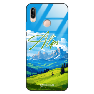 Etui Black Case Glass do HUAWEI P20 LITE SUMMER PARADISE ST_PAR106