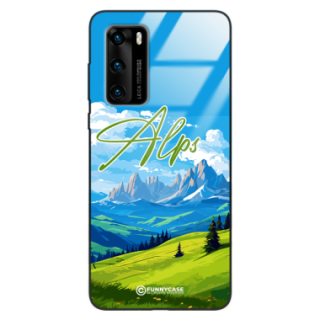 Etui Black Case Glass do HUAWEI P40 SUMMER PARADISE ST_PAR106