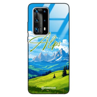 Etui Black Case Glass do HUAWEI P40 PRO PLUS SUMMER PARADISE ST_PAR106