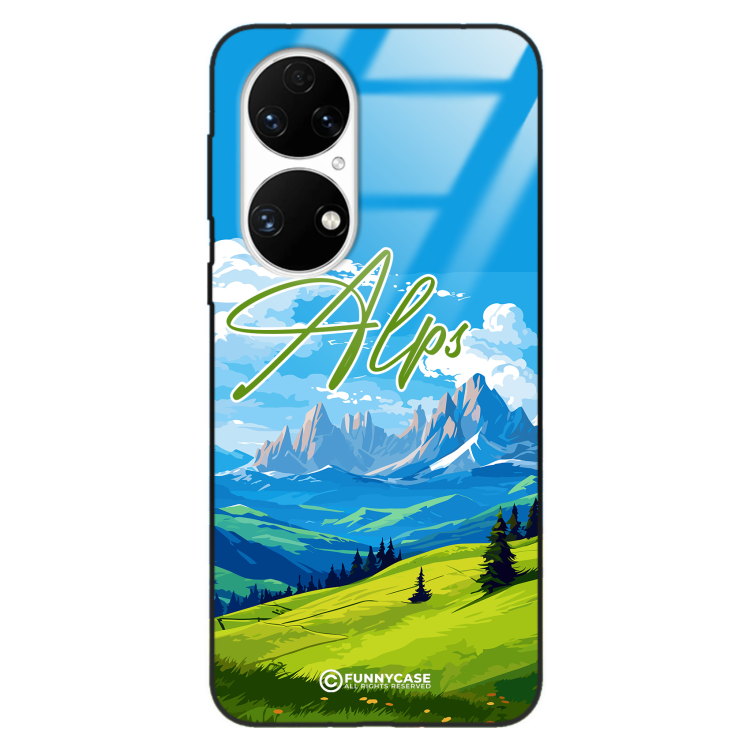 Etui Black Case Glass do HUAWEI P50 SUMMER PARADISE ST_PAR106